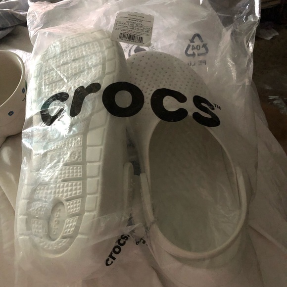 White Literide Crocs; new, still in package - Picture 3 of 3